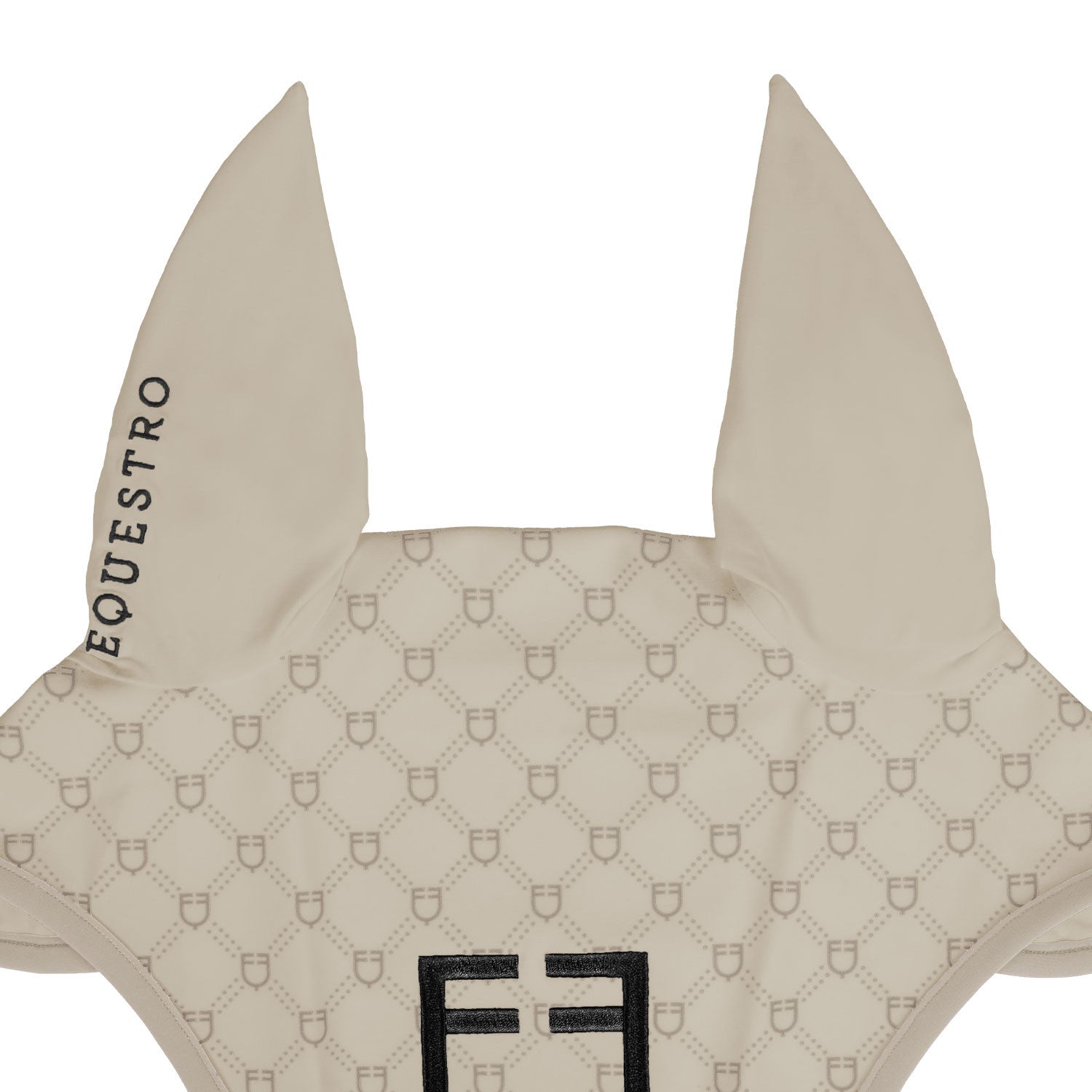 Velo antimoscas con estampado de monograma Equestro - Oxford Tan (15-1306)/Black