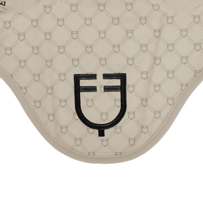 Velo antimoscas con estampado de monograma Equestro - Oxford Tan (15-1306)/Black