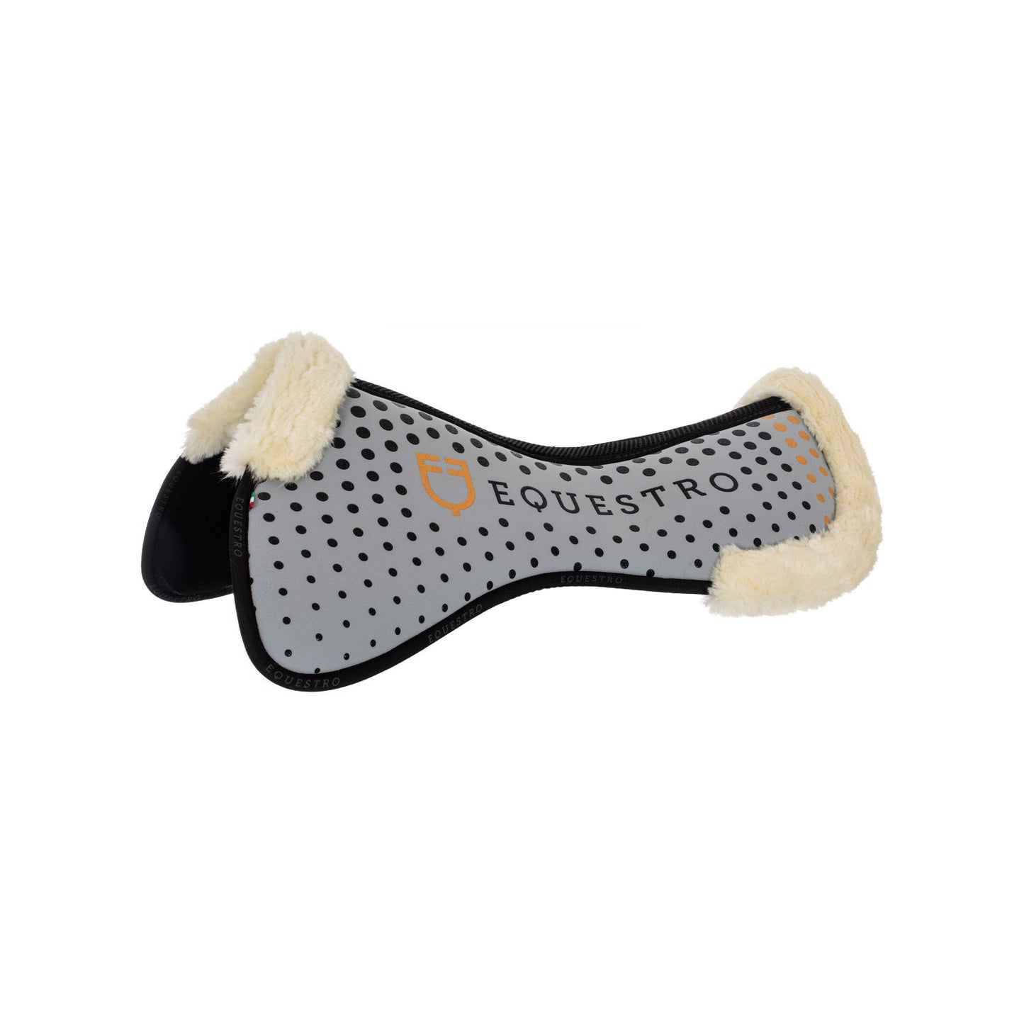 Compensador de silla en memory foam con grip y lana sintética Equestro - Gris