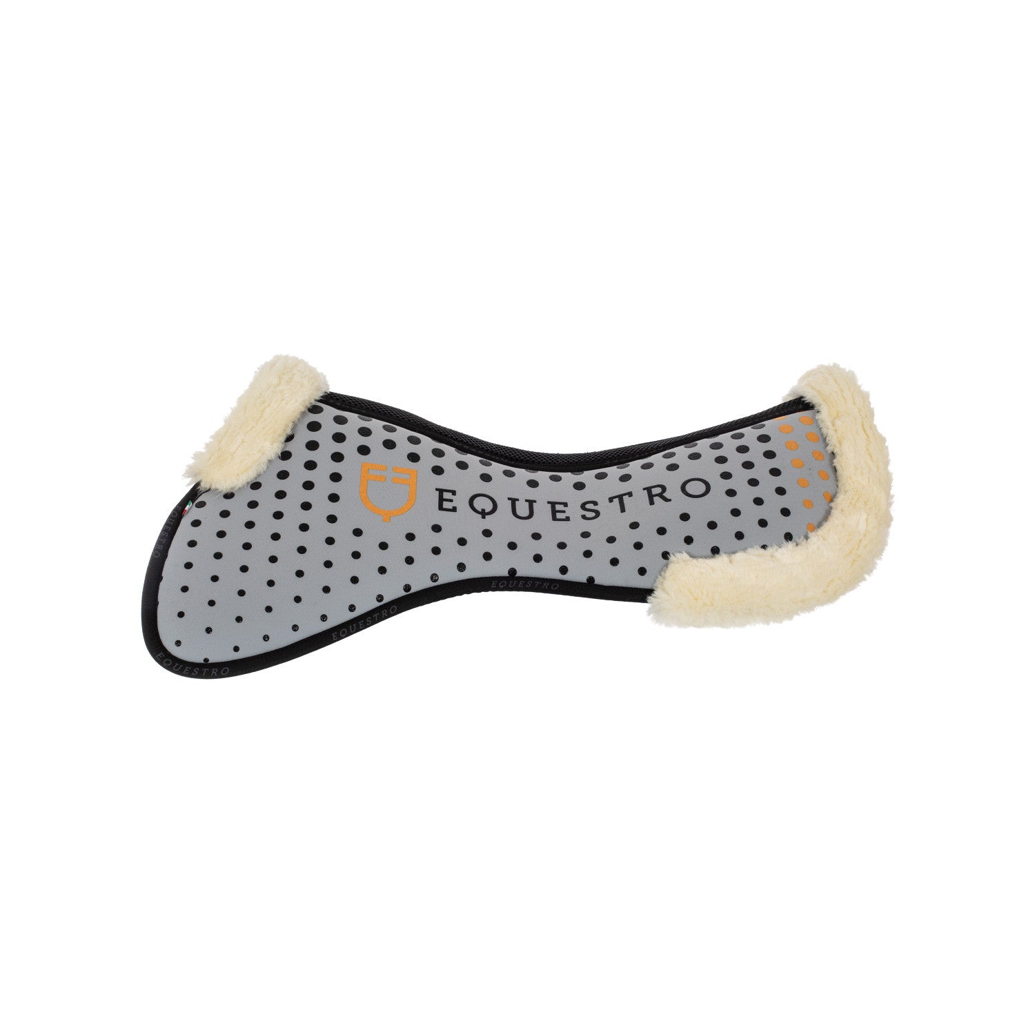 Compensador de silla en memory foam con grip y lana sintética Equestro - Gris