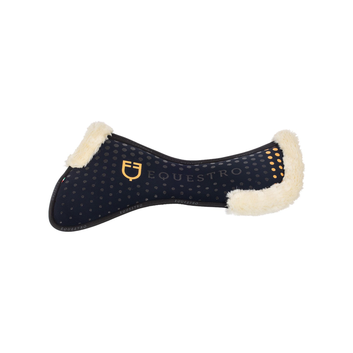 Compensador de silla en memory foam con grip y lana sintética Equestro - Azul marino