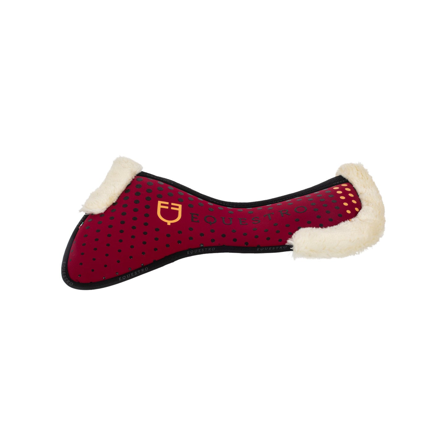 Compensador de silla en memory foam con grip y lana sintética Equestro - Vino