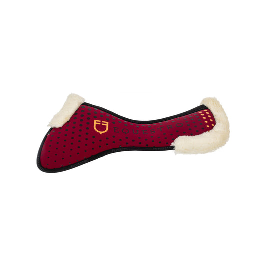 Compensador de silla en memory foam con grip y lana sintética Equestro - Vino