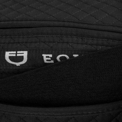 Compensador de algodón con bolsillos y borrego Equestro - Black/Black