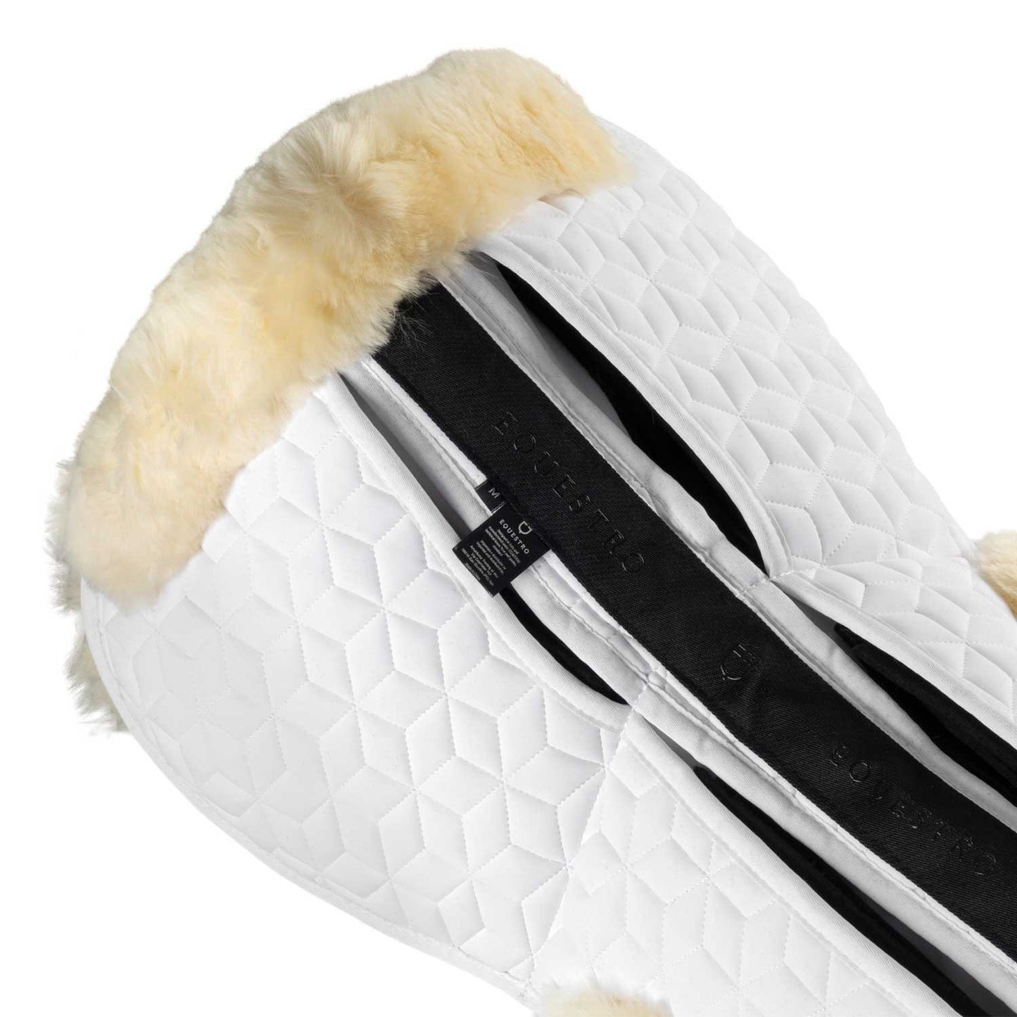 Compensador de elastano con bolsillos y borrego Equestro - White/Natural