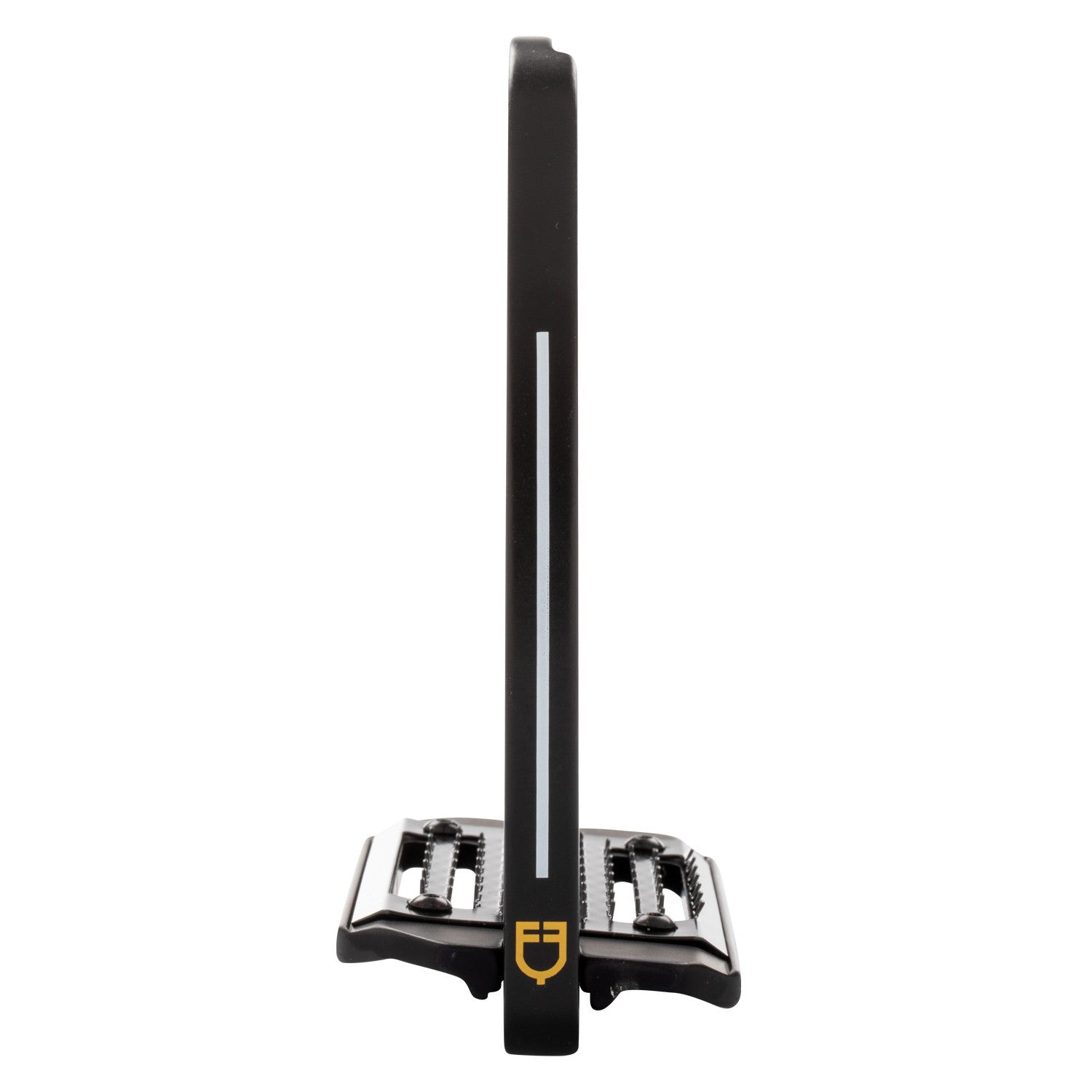 Estribos de aluminio con banco inclinado Equestro - Negro