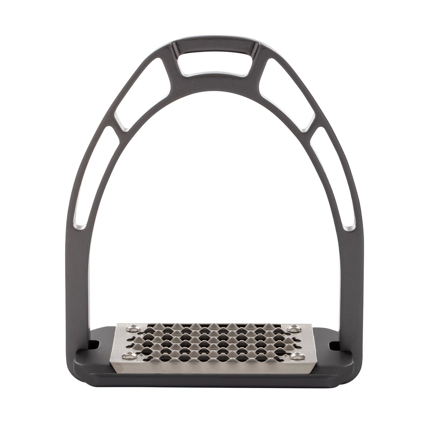 Estribos de aluminio con banco inclinado Equestro - Gris