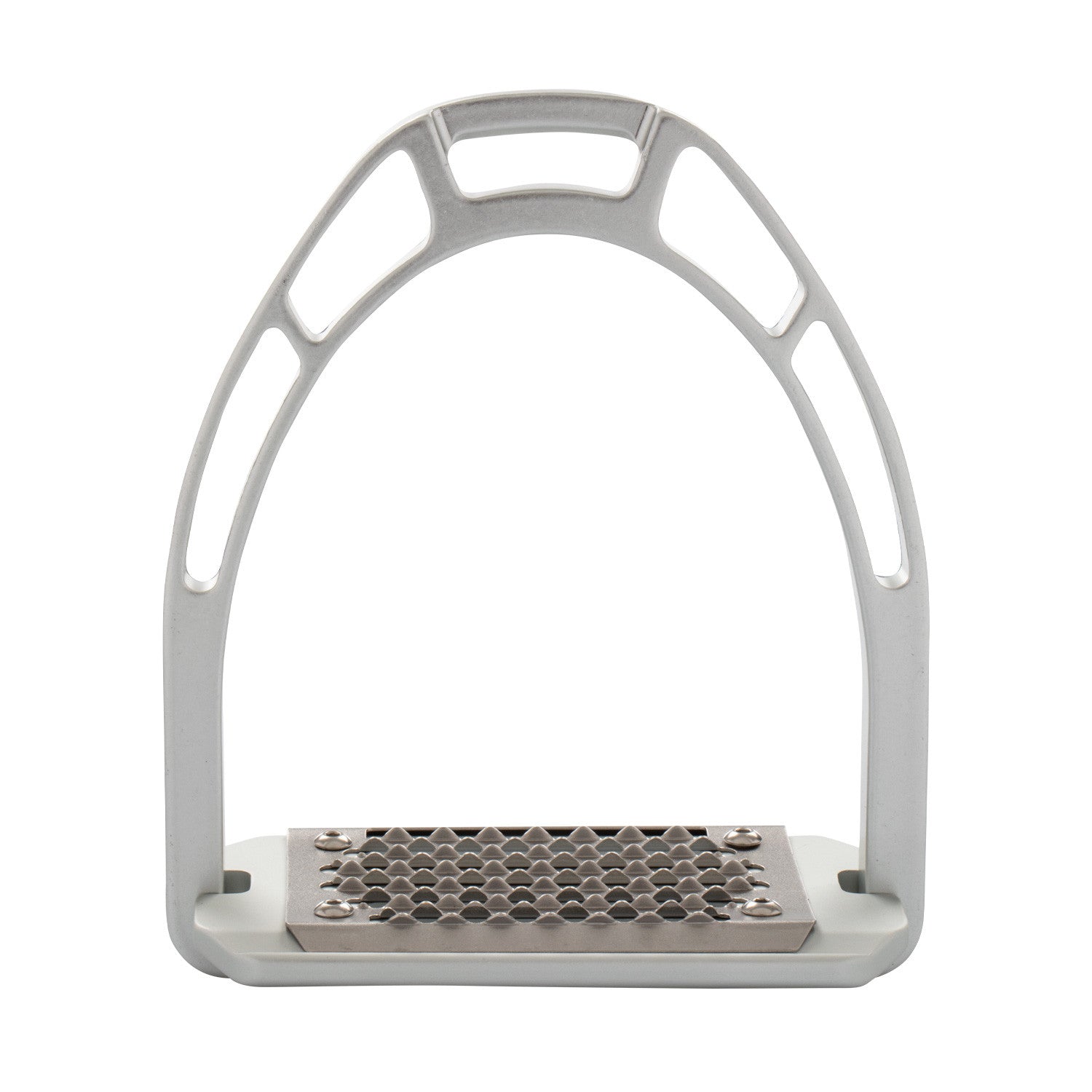 Estribos de aluminio con banco inclinado Equestro - Plateado