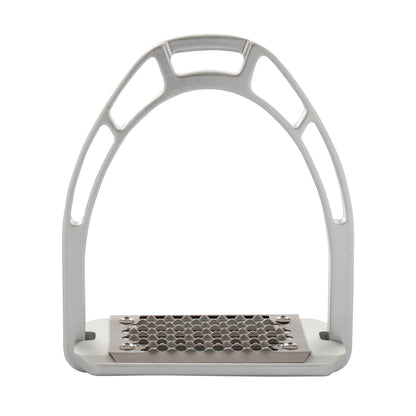 Estribos de aluminio con banco inclinado Equestro - Plateado