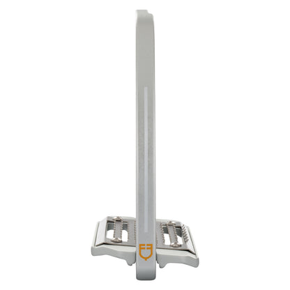 Estribos de aluminio con banco inclinado Equestro - Plateado