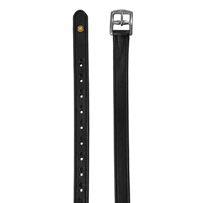Correas de cuero con agujeros numerados Equestro - Negro