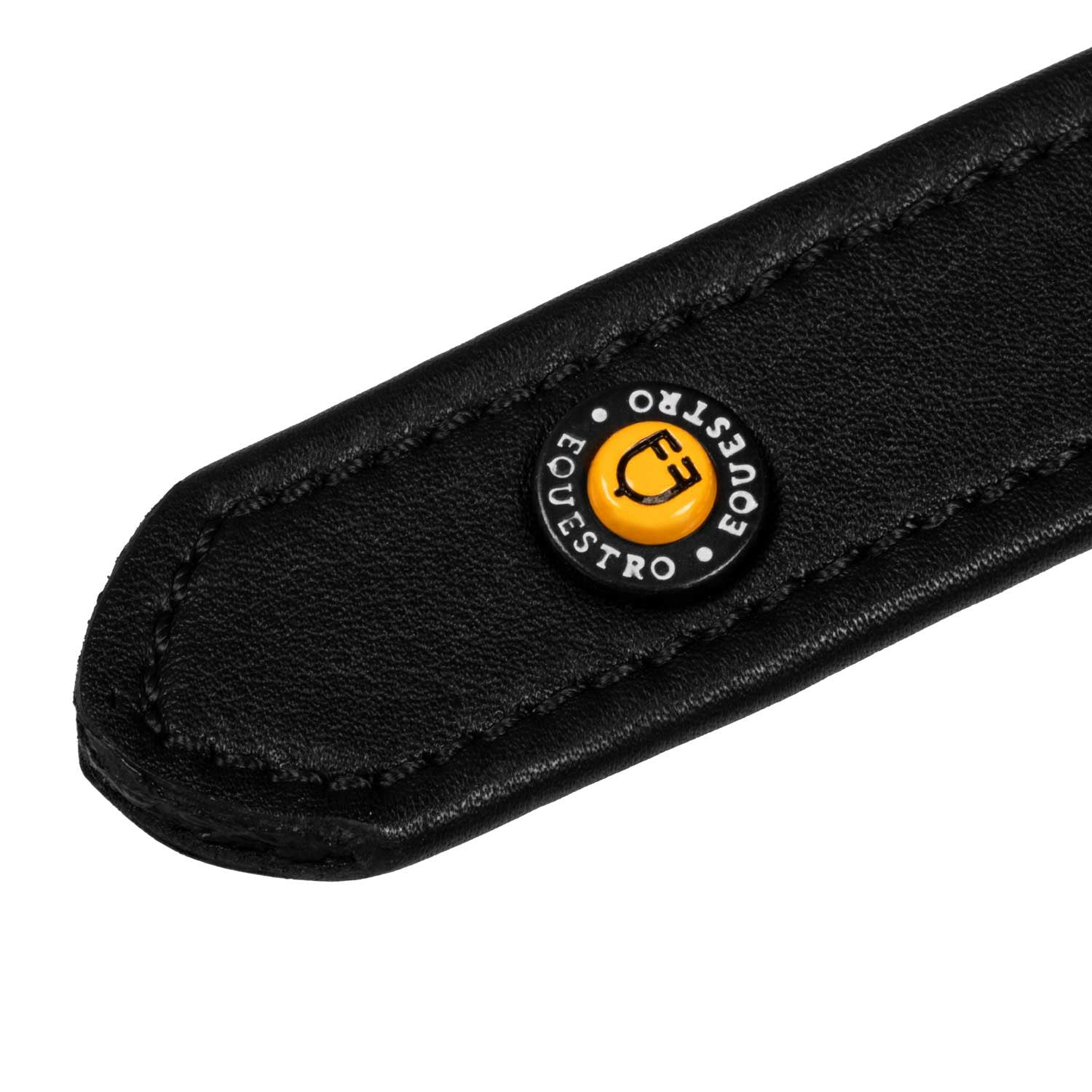 Correas de cuero con agujeros numerados Equestro - Negro