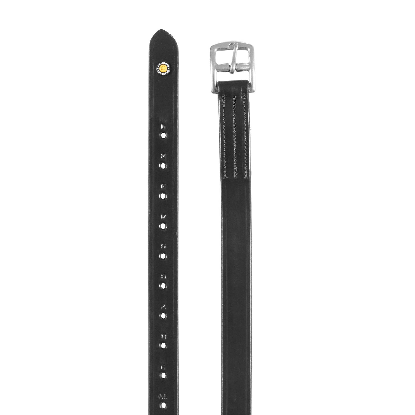Estribo de cuero Sioux Equestro - Negro