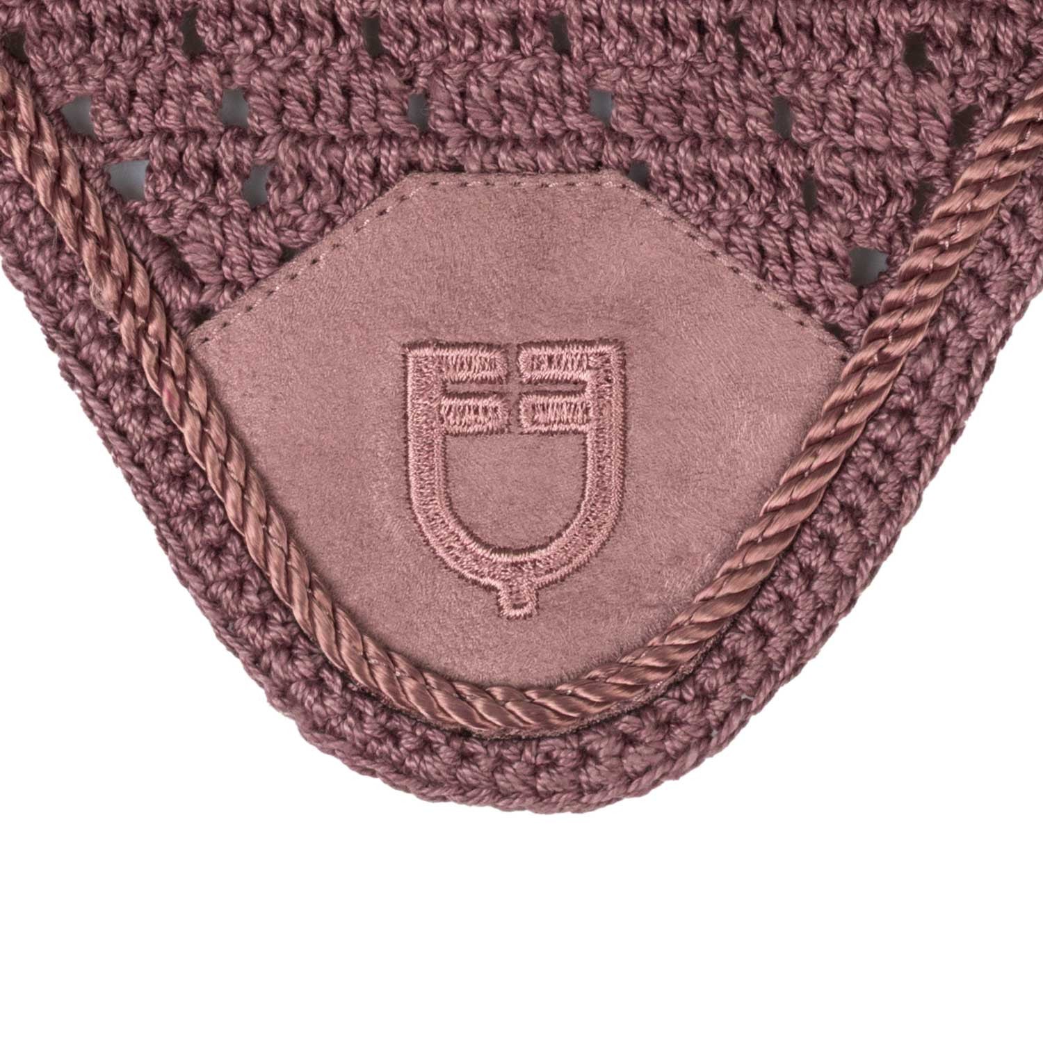 Caperuza antimoscas para caballos de juguete Equestro - Dark Graysh Pink