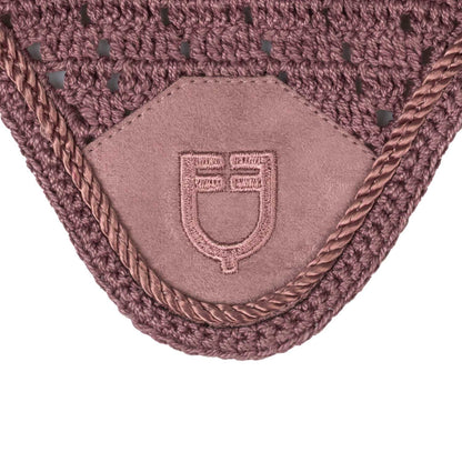 Caperuza antimoscas para caballos de juguete Equestro - Dark Graysh Pink
