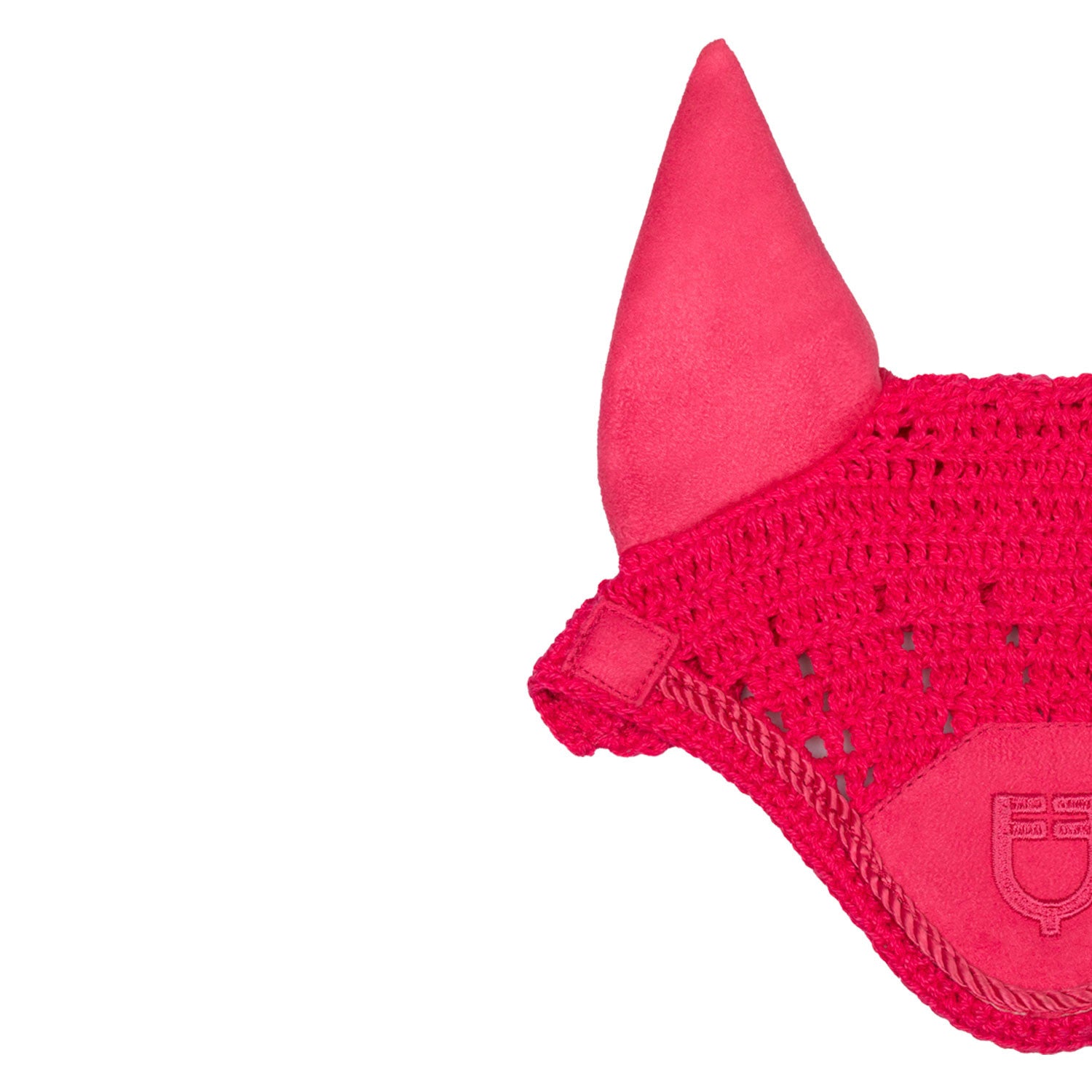 Caperuza antimoscas para caballos de juguete Equestro - Fucsia