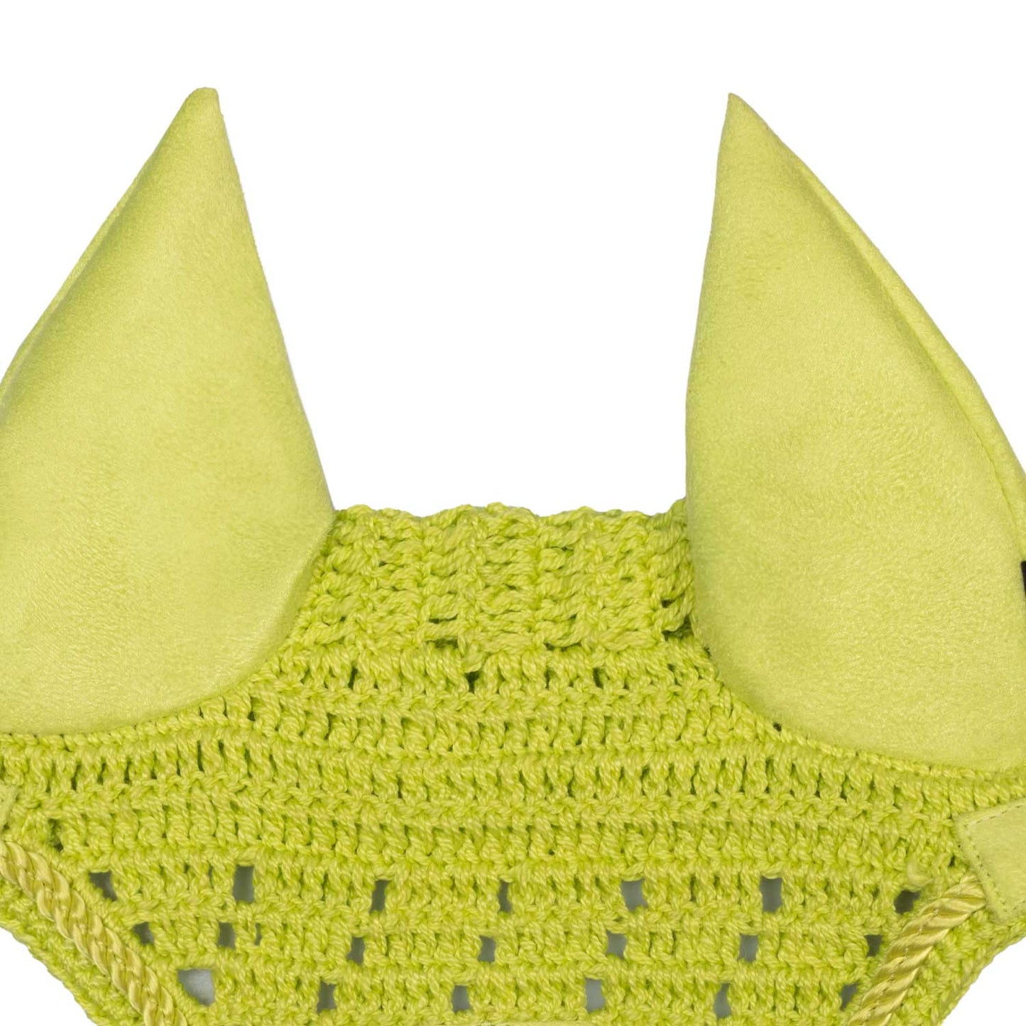 Caperuza antimoscas para caballos de juguete Equestro - Lime