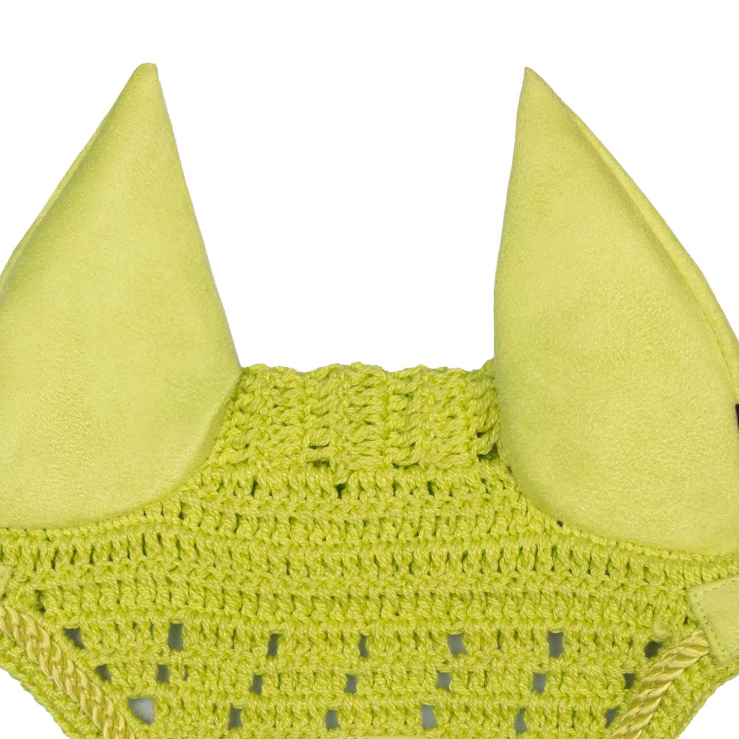 Caperuza antimoscas para caballos de juguete Equestro - Lime