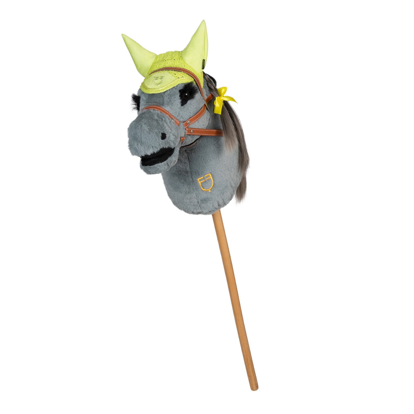 Caperuza antimoscas para caballos de juguete Equestro - Lime