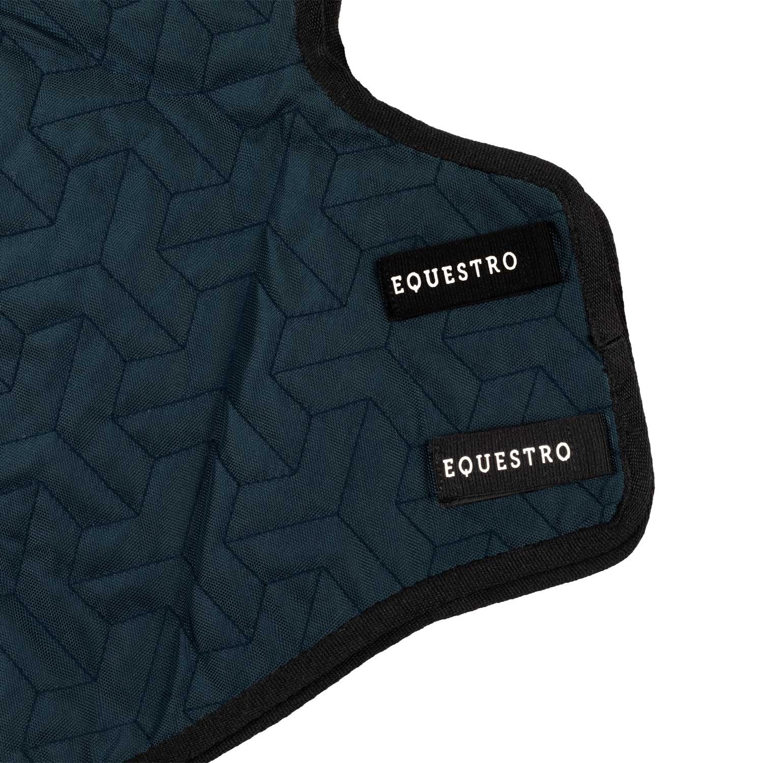 Alfombra de caballito de madera Equestro - Azul marino