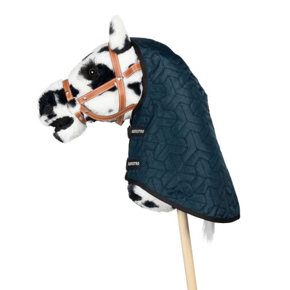 Alfombra de caballito de madera Equestro - Azul marino