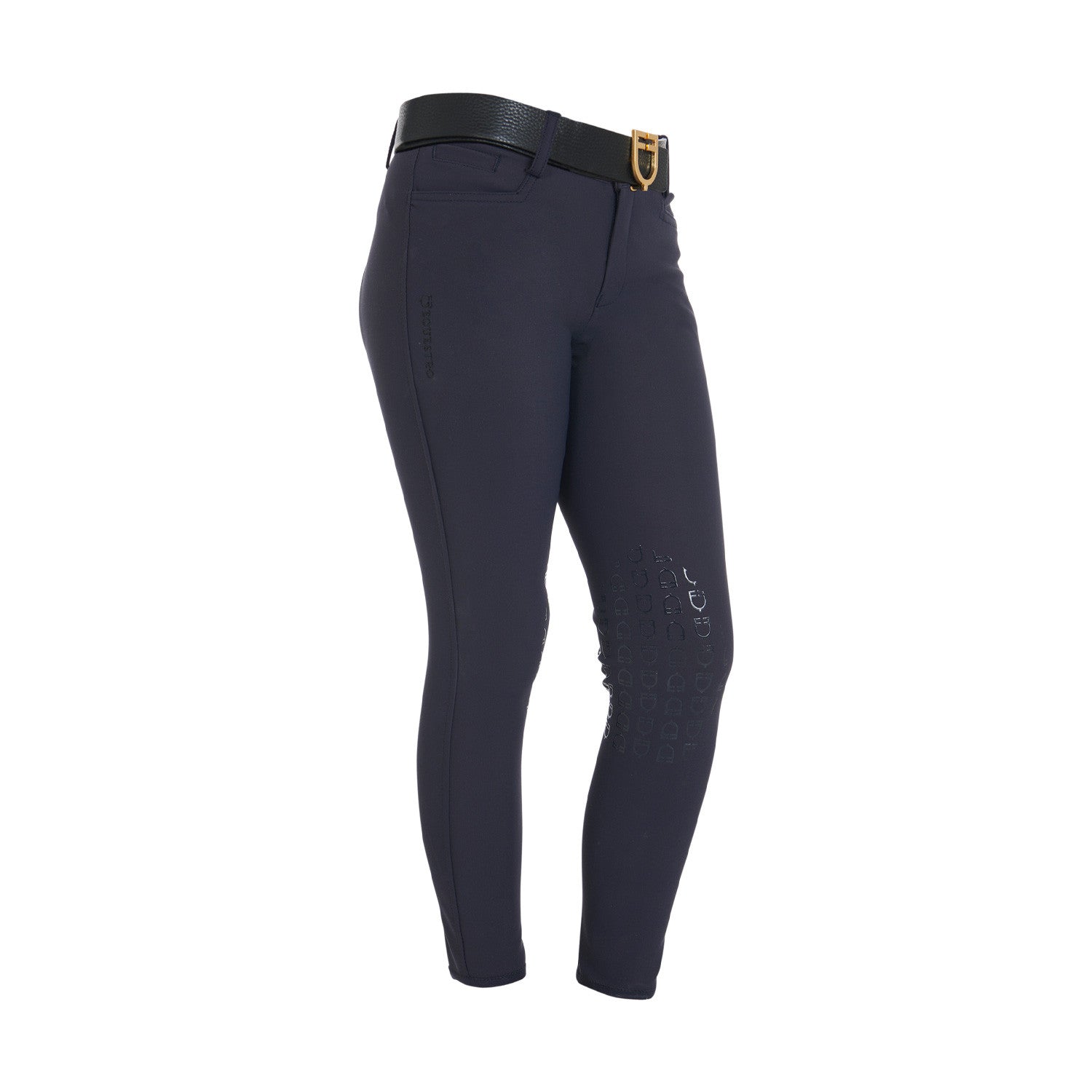 Pantalones unisex infantiles slim fit Equestro - Navy Blazer