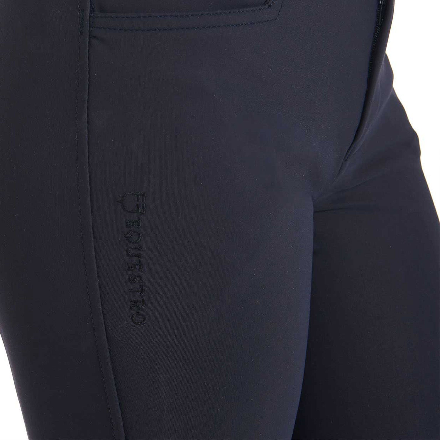 Pantalones unisex infantiles slim fit Equestro - Navy Blazer