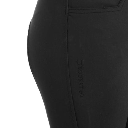 Pantalones unisex infantiles slim fit Equestro - Negro