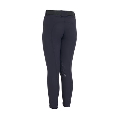 Pantalones unisex infantiles slim fit Equestro - Azul marino