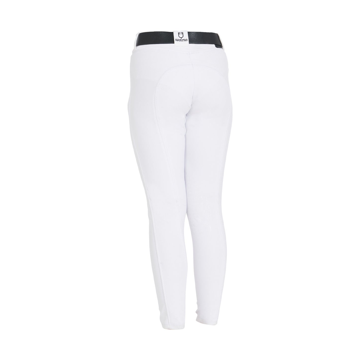 Pantalones unisex infantiles slim fit Equestro - Blanco