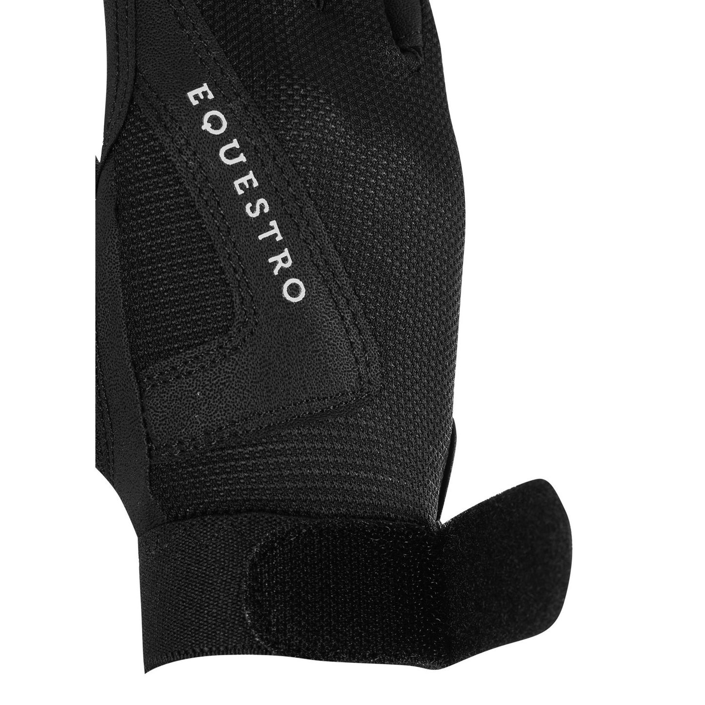 Guantes infantiles de tejido técnico Equestro - Negro