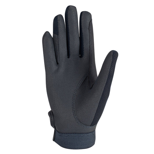 Guantes infantiles de tejido técnico Equestro - Azul marino