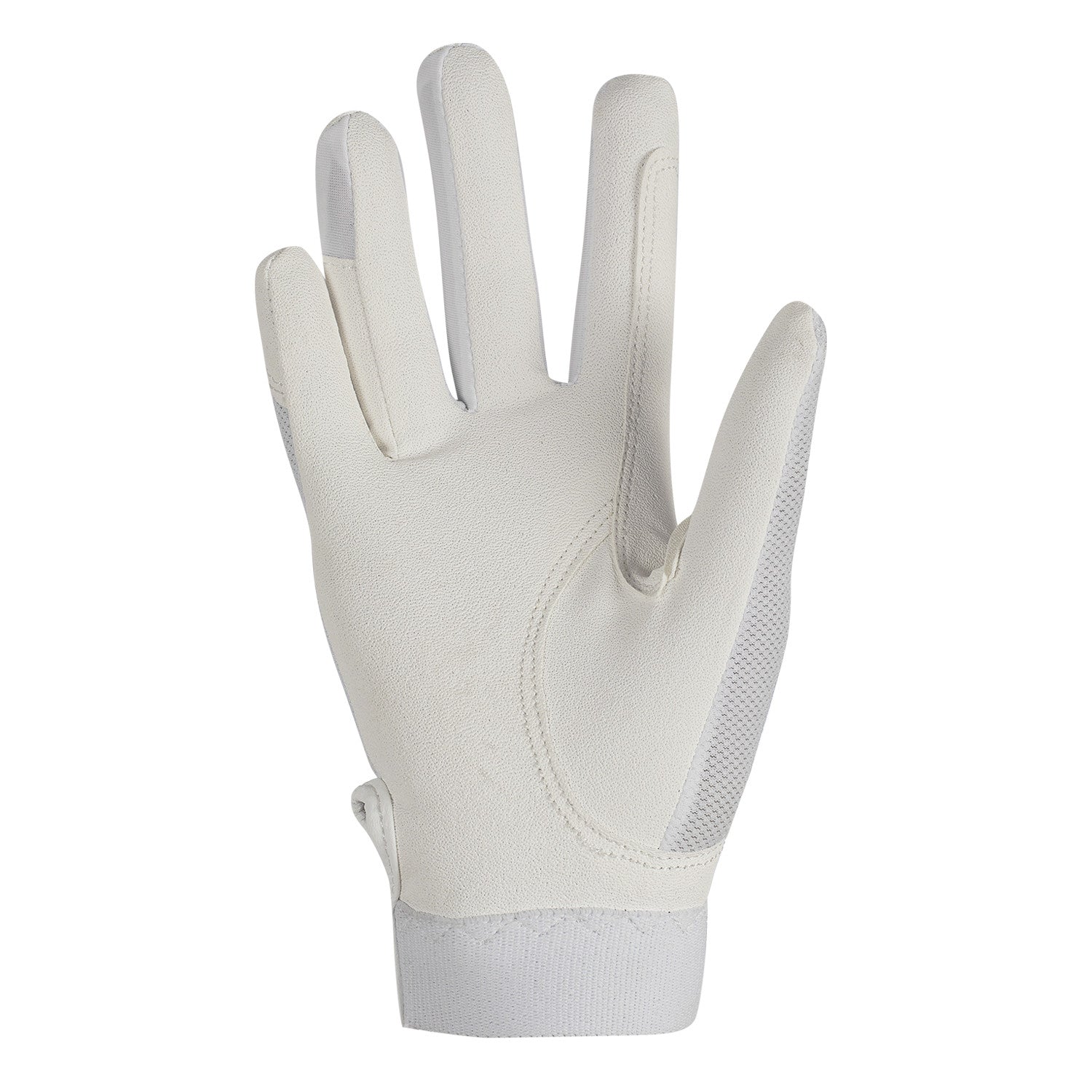 Guantes infantiles de tejido técnico Equestro - Blanco