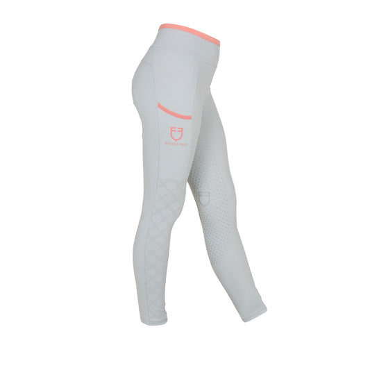 Leggings para niña con decoraciones perforadas Equestro