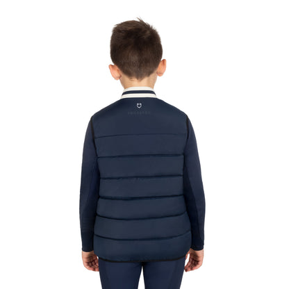 Chaleco de nailon para niño Equestro - Navy Blazer