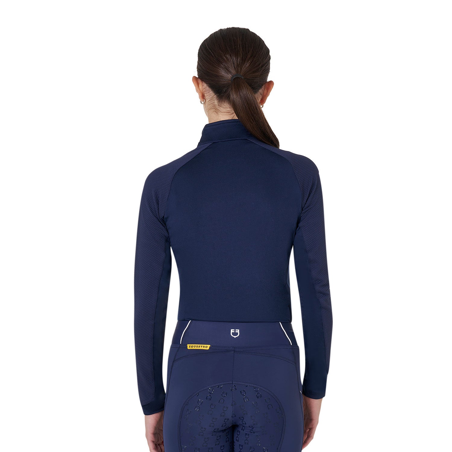 Capa base de tejido técnico para niños Equestro - Navy Blazer (19-3923)/Navy Blazer
