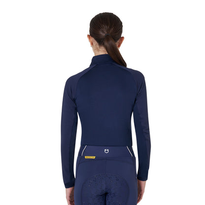 Capa base de tejido técnico para niños Equestro - Navy Blazer (19-3923)/Navy Blazer