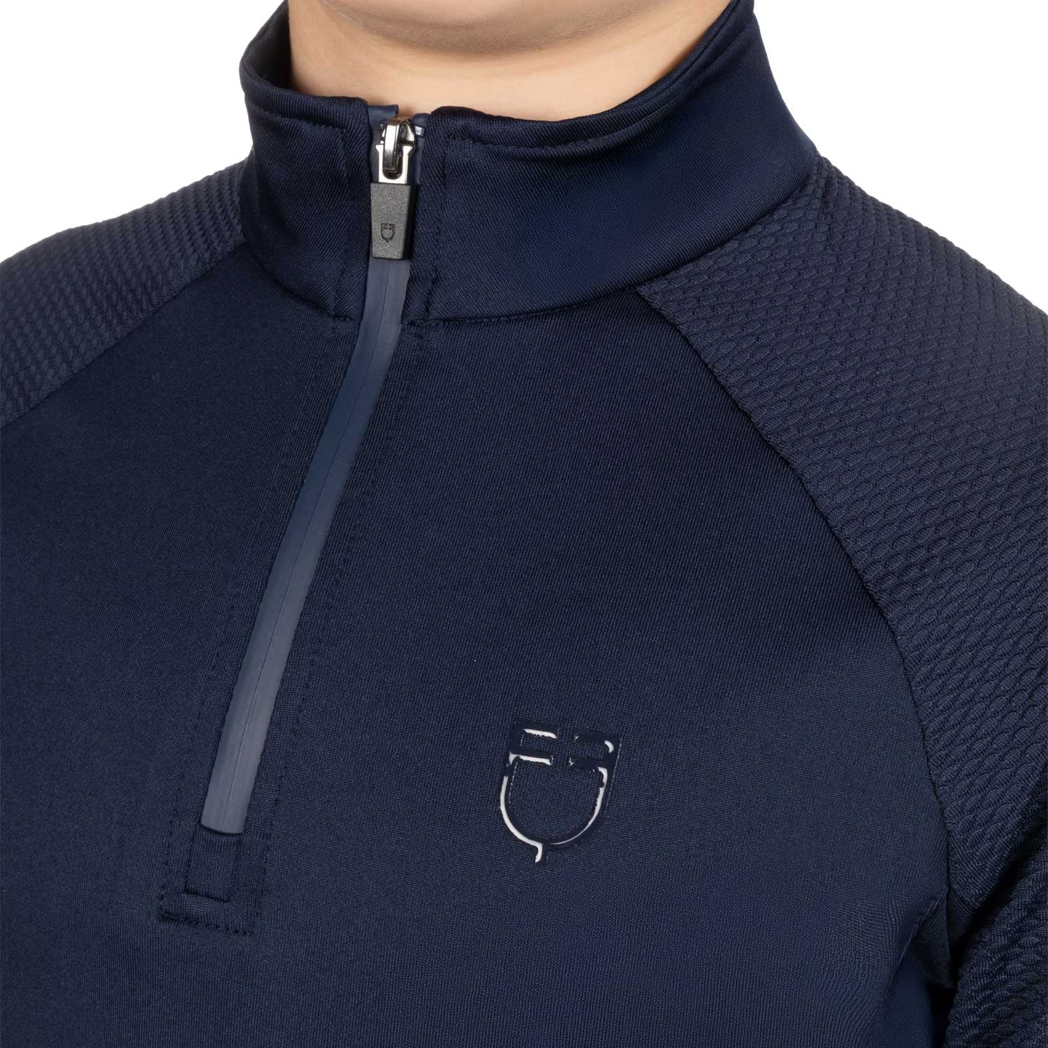 Capa base de tejido técnico para niños Equestro - Navy Blazer (19-3923)/Navy Blazer