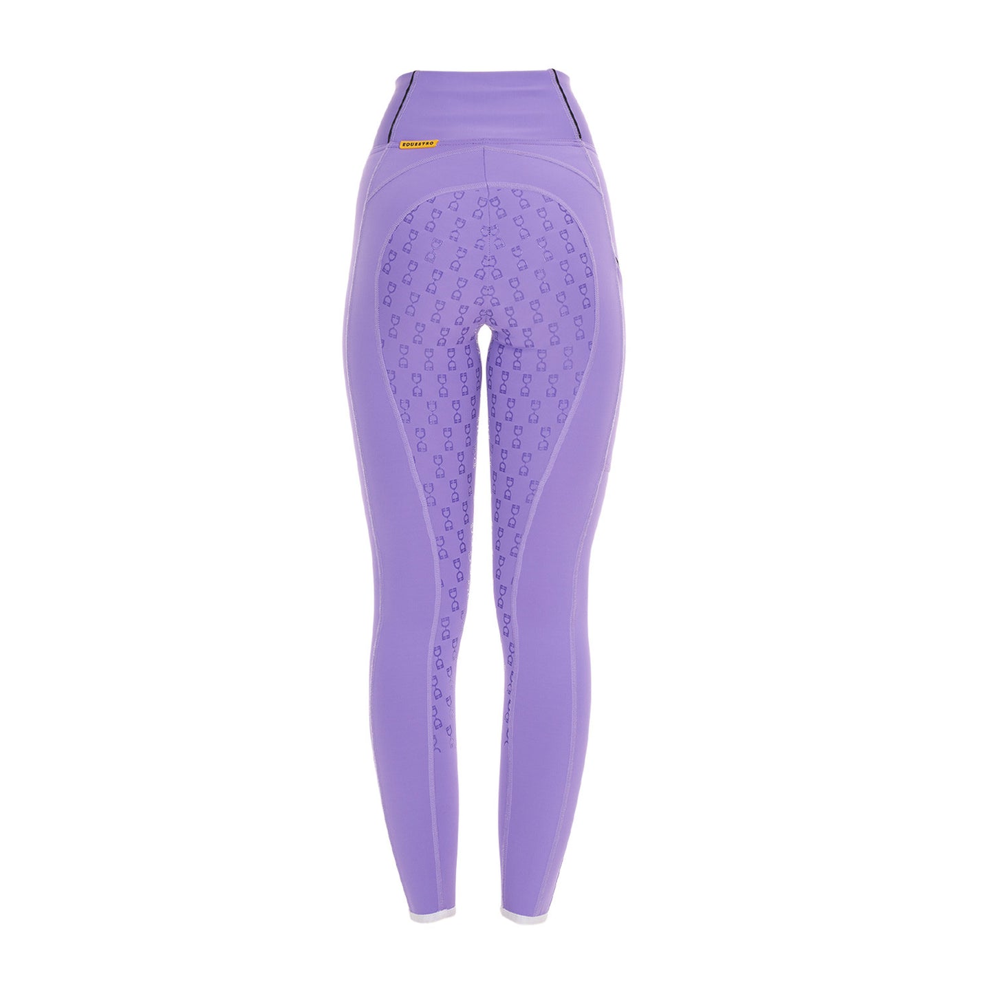Leggings niña slim fit grip con logo Equestro - Dahlia Purple