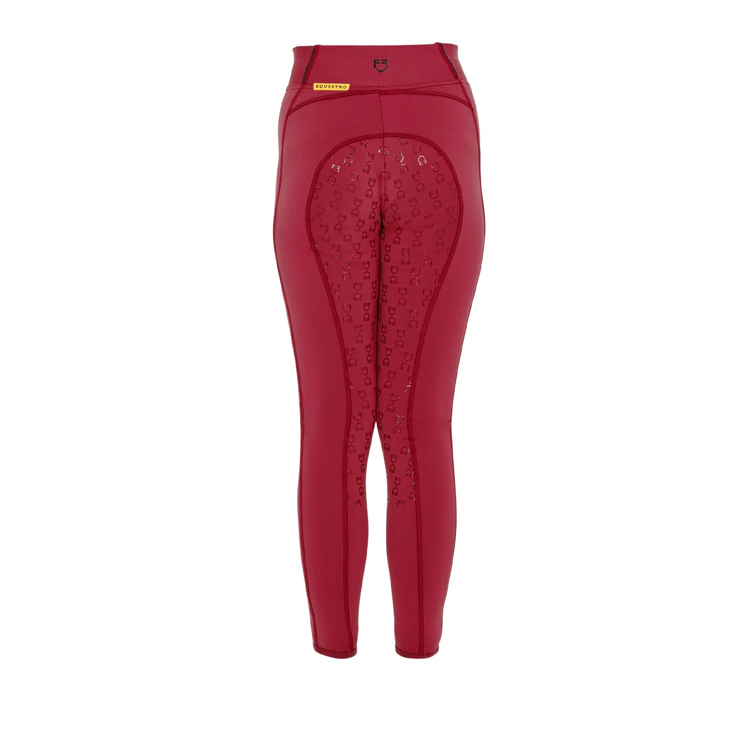Leggings niña slim fit grip con logo Equestro - Scooter
