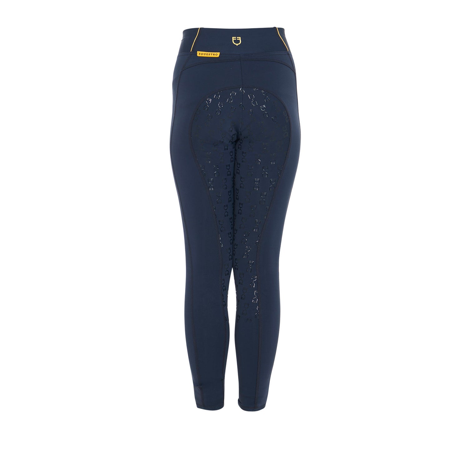 Leggings niña slim fit grip con logo Equestro - Navy Blazer