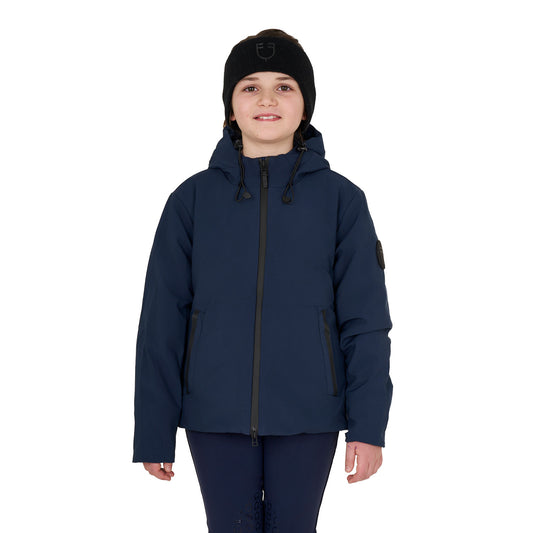 Chaqueta infantil unisex impermeable y cortaviento de nailon Equestro