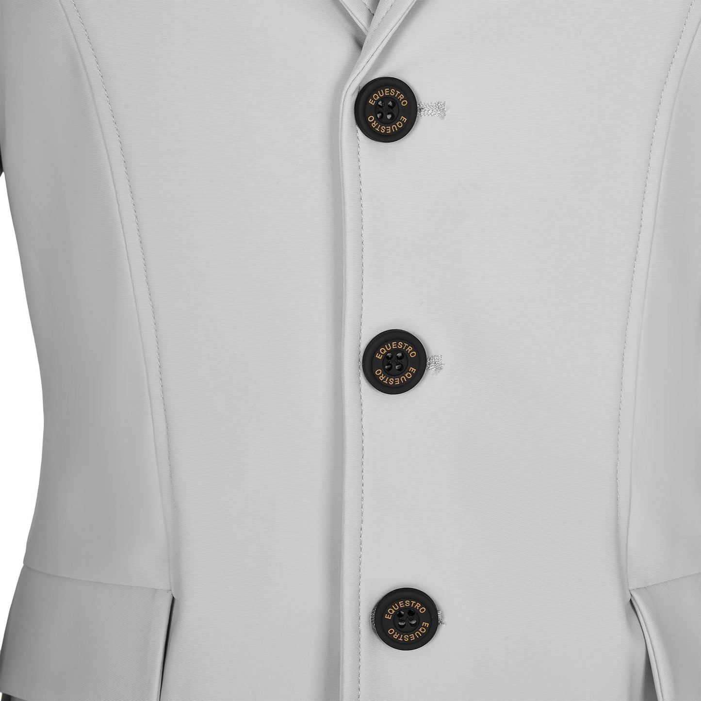Chaqueta infantil de concurso slim fit tres botones Equestro - Harbor Mist