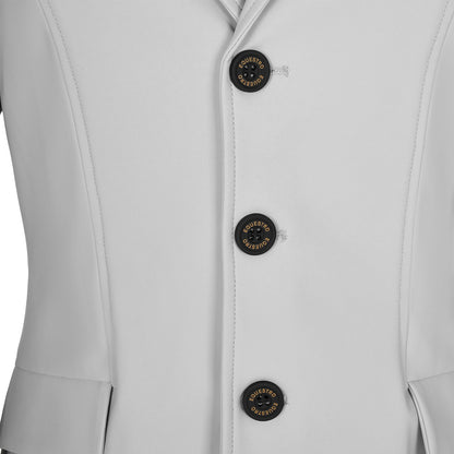 Chaqueta infantil de concurso slim fit tres botones Equestro - Harbor Mist