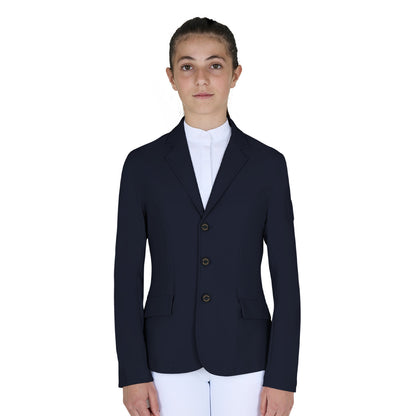 Chaqueta infantil de concurso slim fit tres botones Equestro