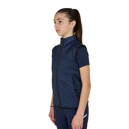 Chaleco sin mangas para niños unisex línea plegable Equestro
