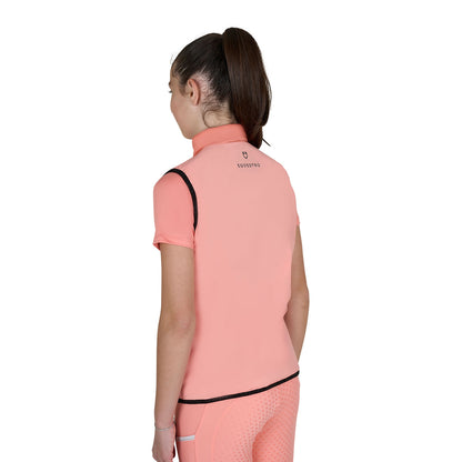 Chaleco sin mangas para niños unisex línea plegable Equestro - Desert Flower (15-1435)/Harbor Mist