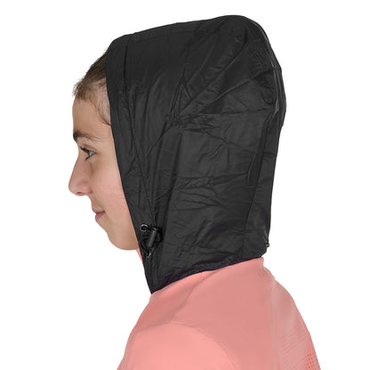 Softshell unisex para niños con logo en la espalda Equestro - Desert Flower (15-1435)/Harbor Mist