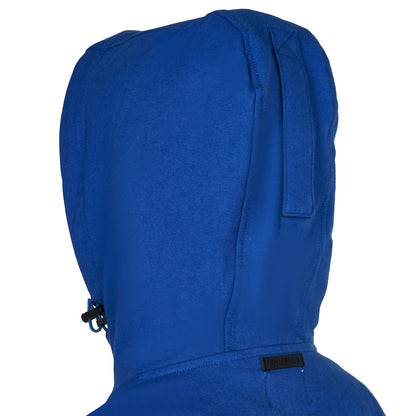 Sudadera infantil unisex con capucha y cremallera frontal Equestro - Blue Quartz