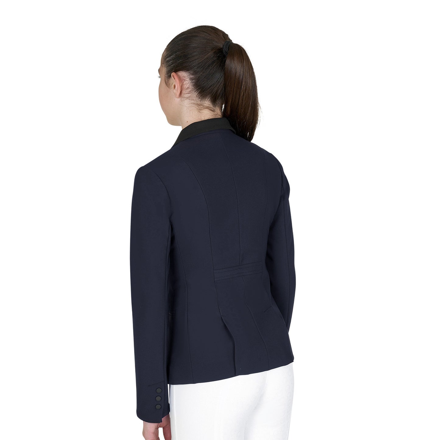 Chaqueta infantil unisex concurso cremallera y botones Equestro - Navy Blazer
